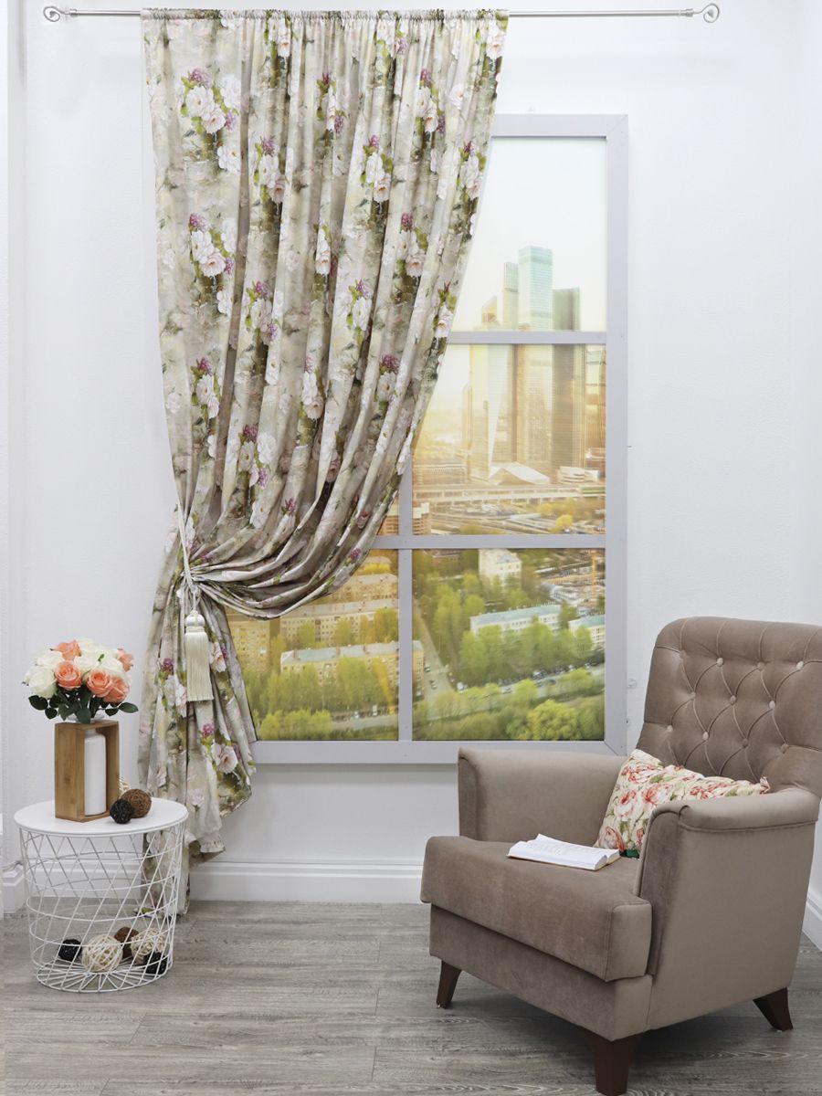 картинка Штора Amore Mio RR 4959-11V 2,0*2,7*1 бежевый 