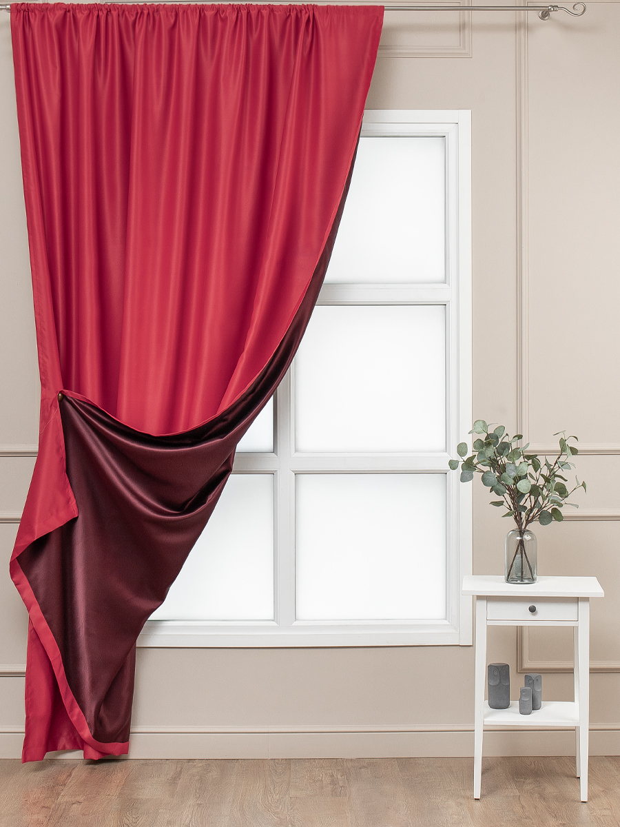 картинка Штора Amore Mio RR Milan-05 2,0*2,7*1 красный 