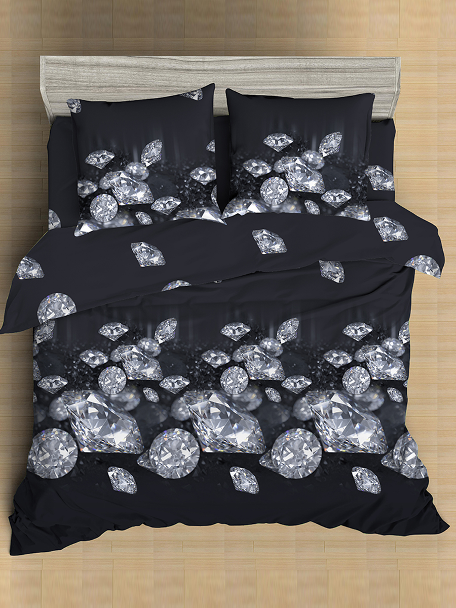 картинка Постельное бельё Amore Mio BZ QR Black DOUBLE M 