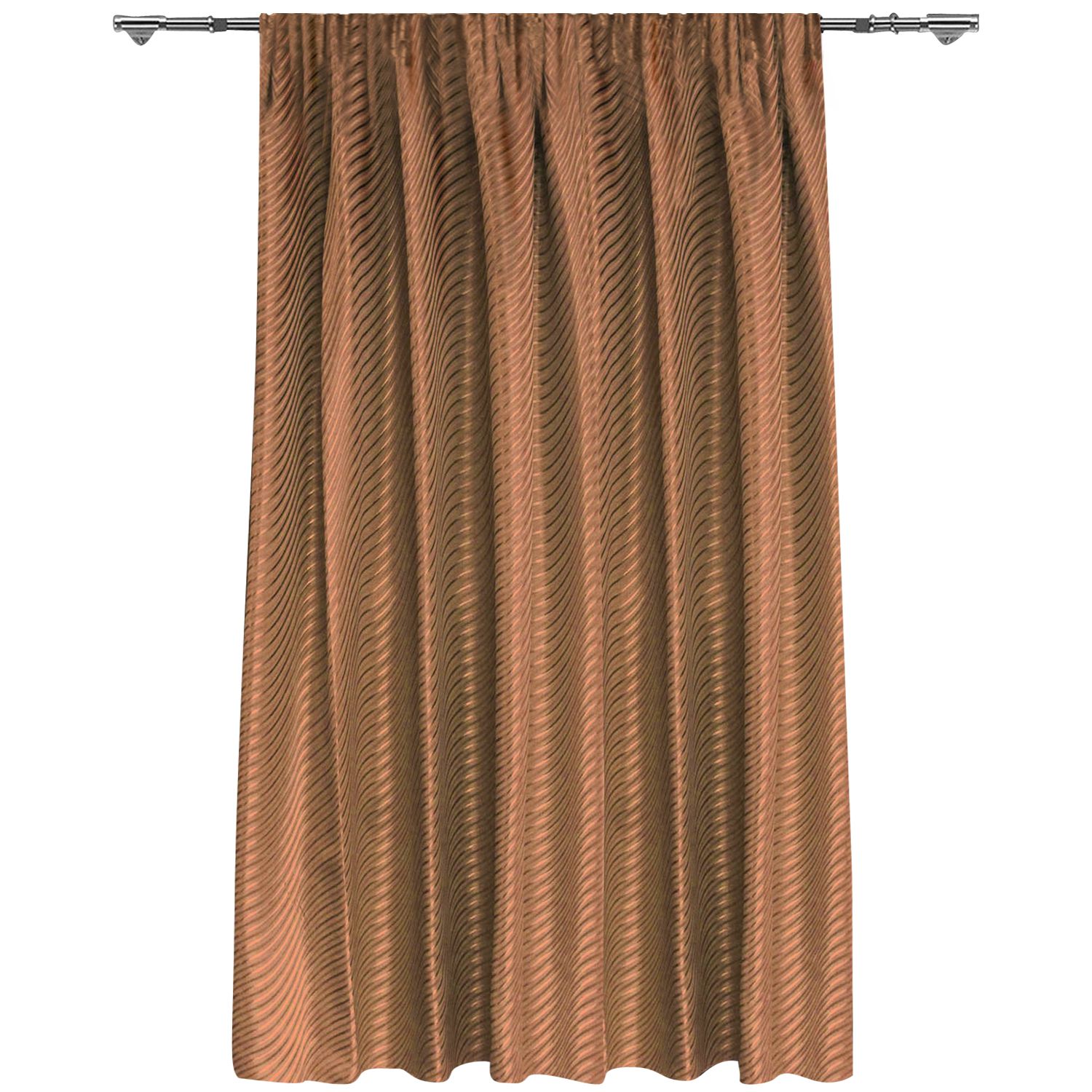 картинка Штора Amore Mio RR Н9881-37 1,4*2,7*1 коричневый 
