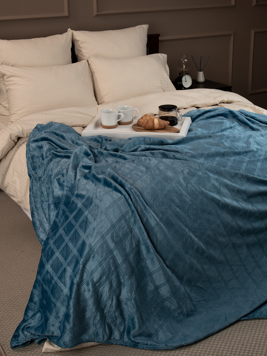 картинка Плед Texrepublic TF FNE BL7 034/2022 c-клетка NC 