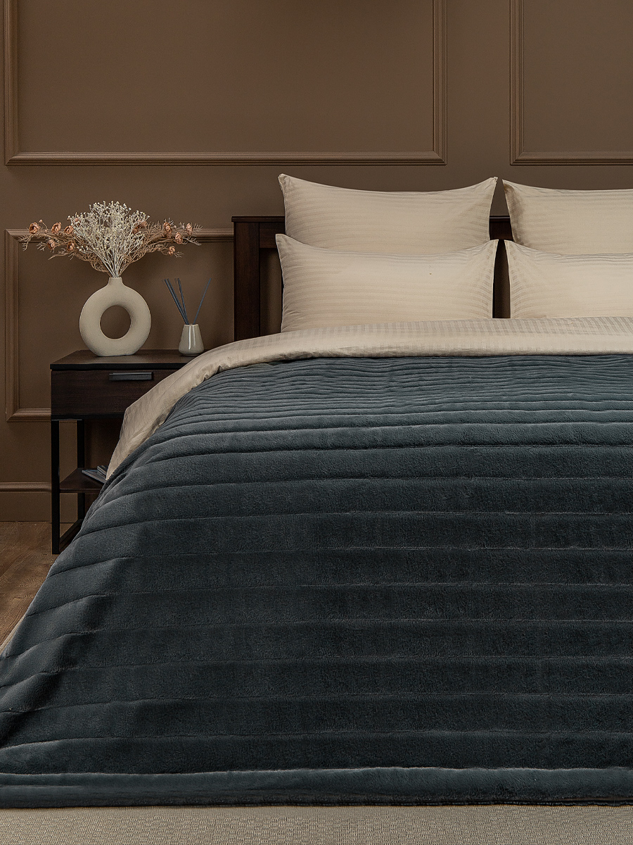 картинка Плед Texrepublic TCH KS DKGY3 042/2022s Полосы NC 