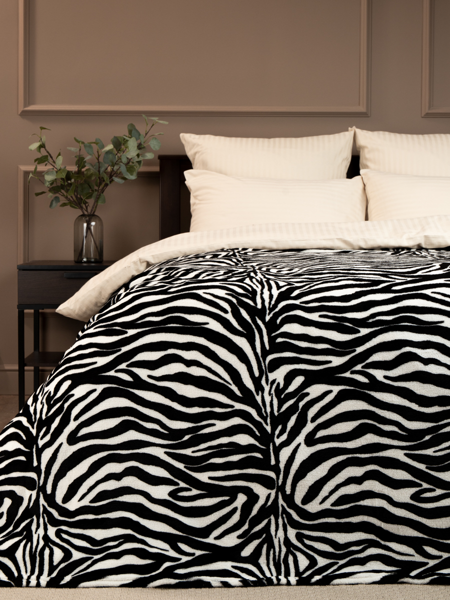 картинка Плед Texrepublic TF FN F967 QR b1520 Шкура зебры 