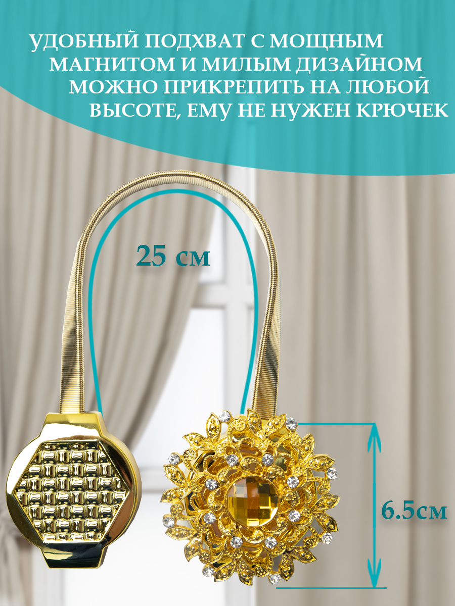 картинка Магнит Ajur MI T77- gld rezinka 25 cm 