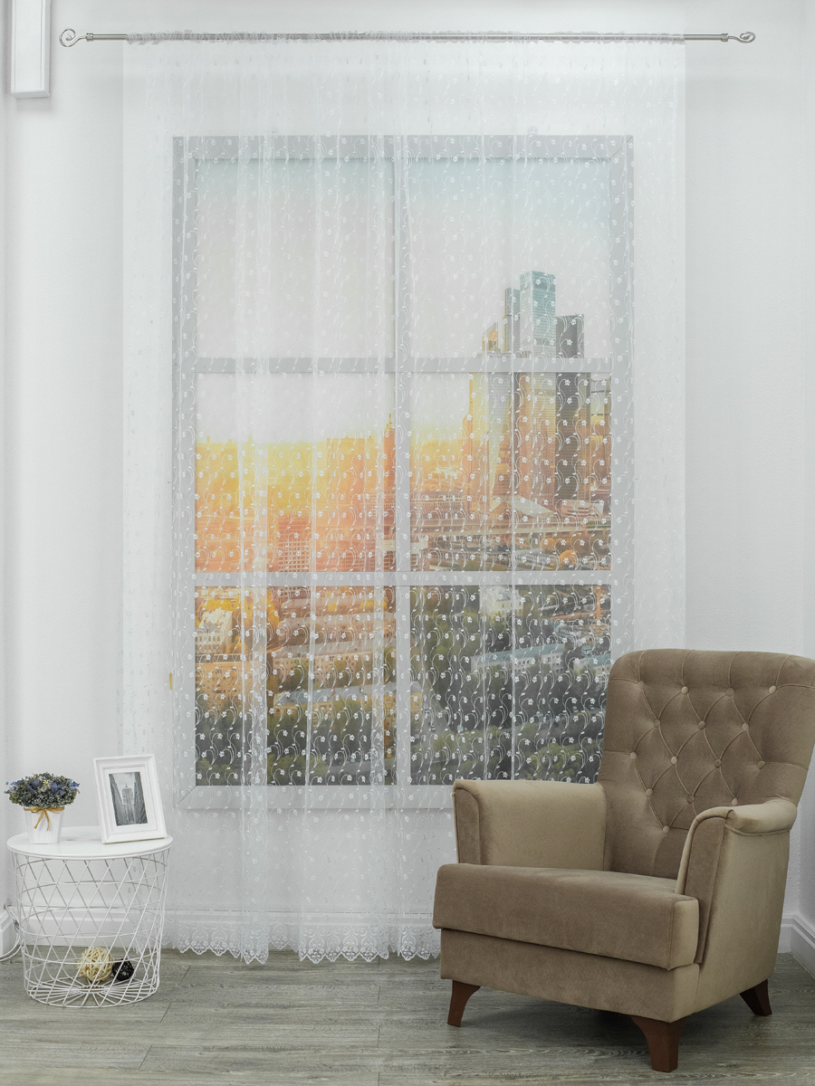 картинка Штора Amore Mio RR 908298-w 3,0*2,7*1 белый 