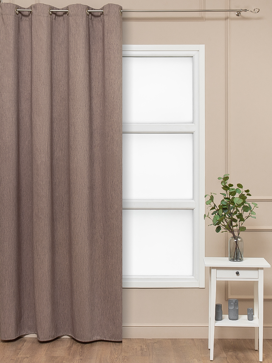 картинка Штора Amore Mio RR SOFT-2st-09 1,8*2,6*1 бежевый люверсы 