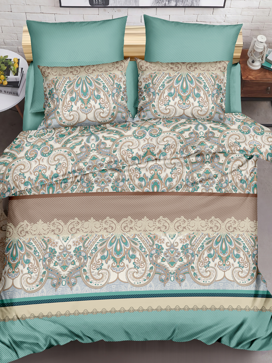 картинка Постельное бельё Amore Mio BZ QR Jaipur FAMILY Sp 