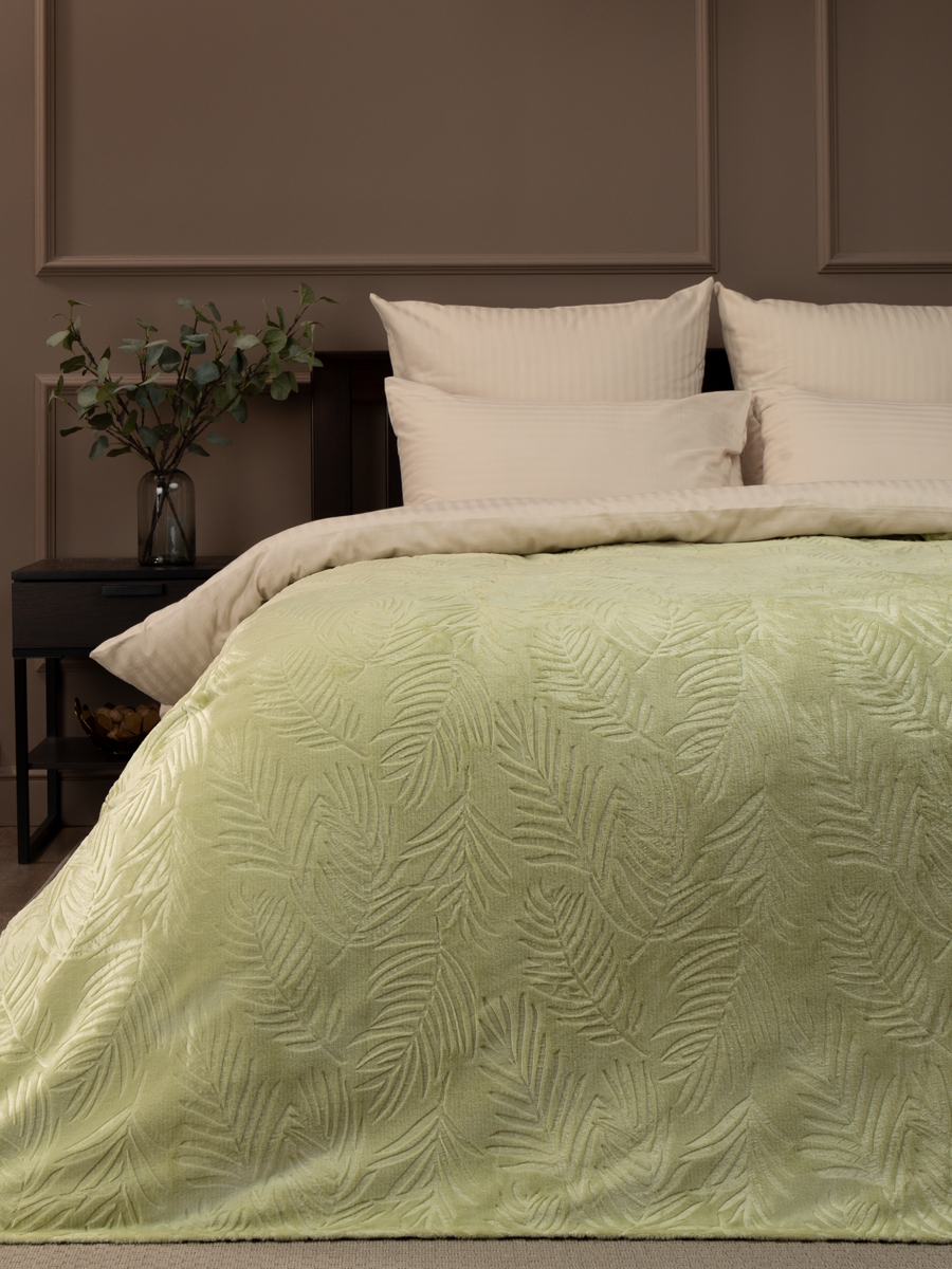 картинка Плед Texrepublic TF FNE GR5 024/1520 листья NC 