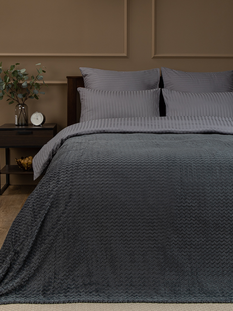 картинка Плед Texrepublic TF FNJ DKGY1 1520 s-змейка 