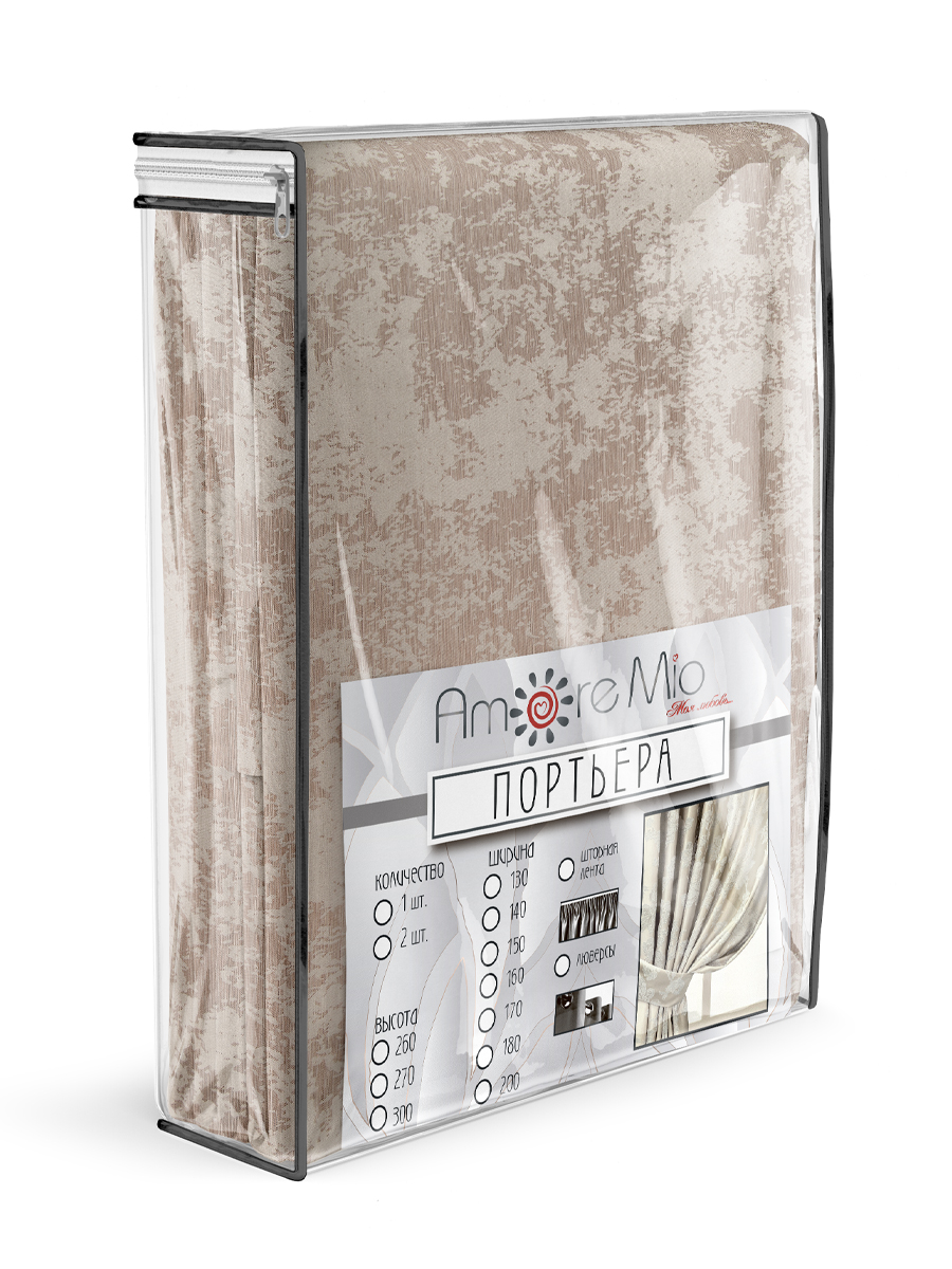 картинка Штора Amore Mio RR SOFT-4332C-03 2,0*2,7*1 песочный 
