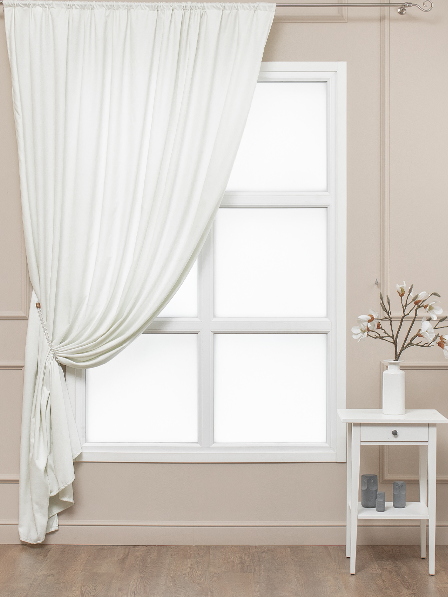 картинка Штора Amore Mio RR 1403-93 2,0*2,7*1 белый люверсы 