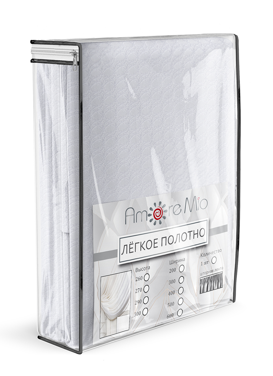 картинка Штора Amore Mio RR Mars-w ut 3,0*2,6*1 белый 