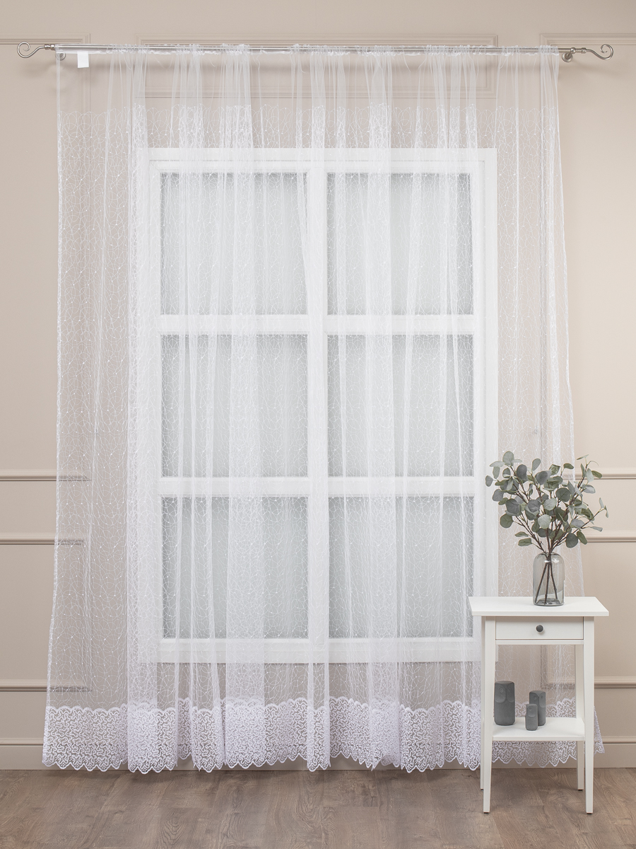 картинка Штора Amore Mio RR 8p9110-w 5,0*2,6*1 белый 