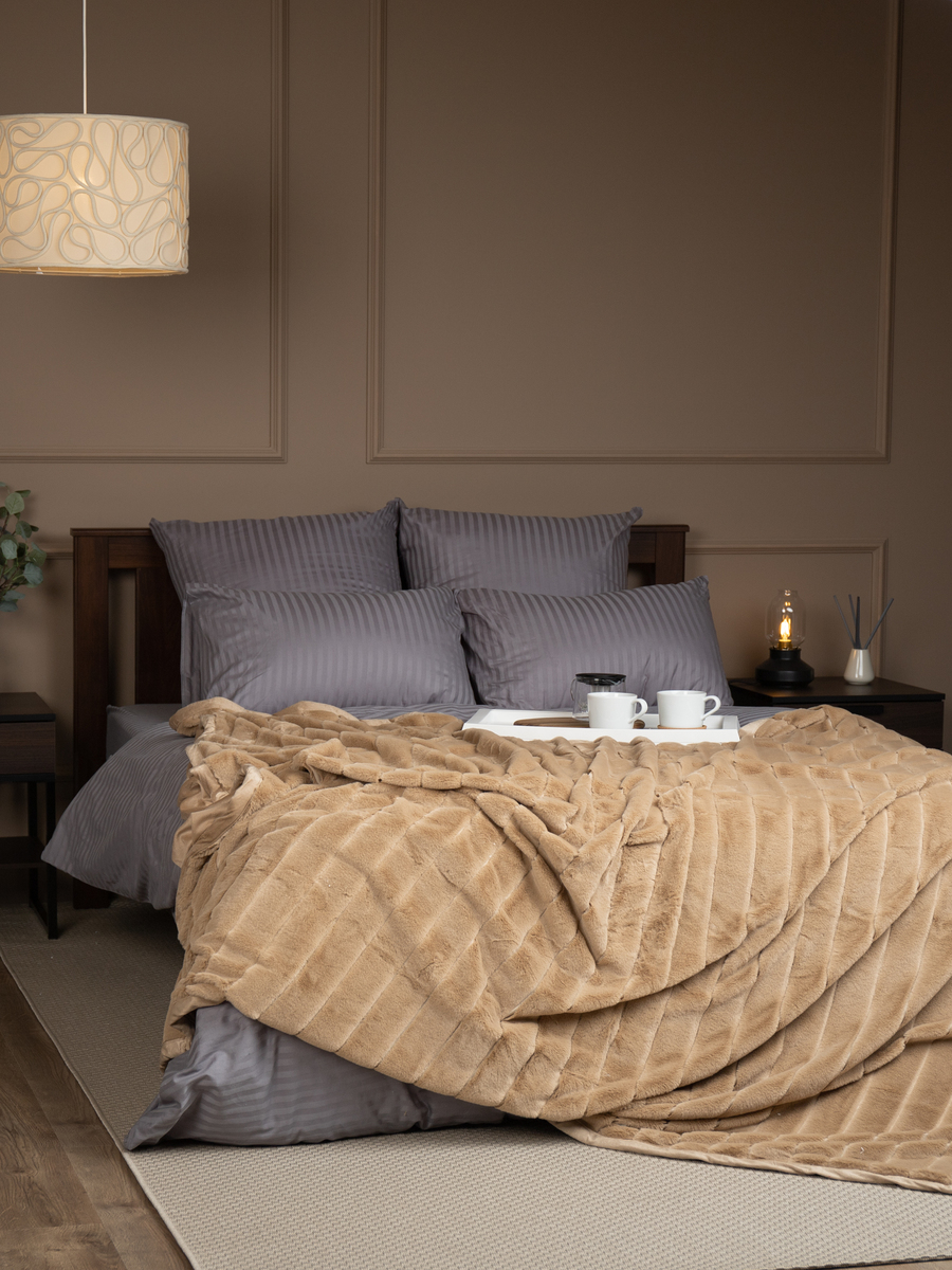 картинка Плед Texrepublic TCH KS BE-GY1 2022 Полосы 16-1320 