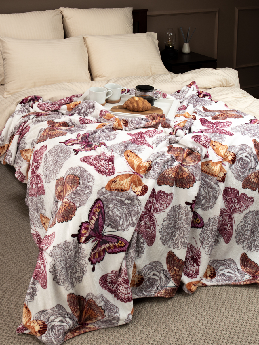 картинка Плед Texrepublic TF FN F108 b2022 Бабочки 