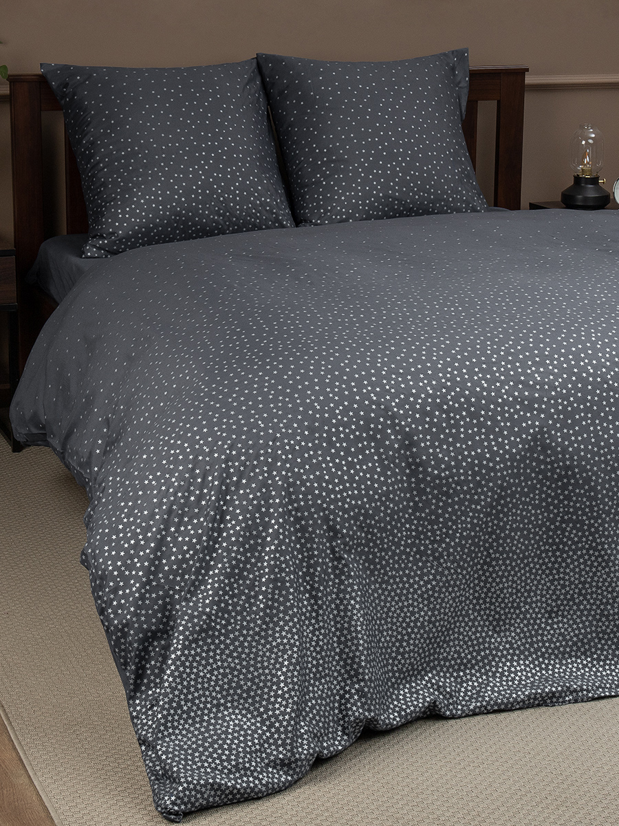 картинка Постельное бельё Eclair BZ QR a Sky GY DOUBLE 50*70 Msh 