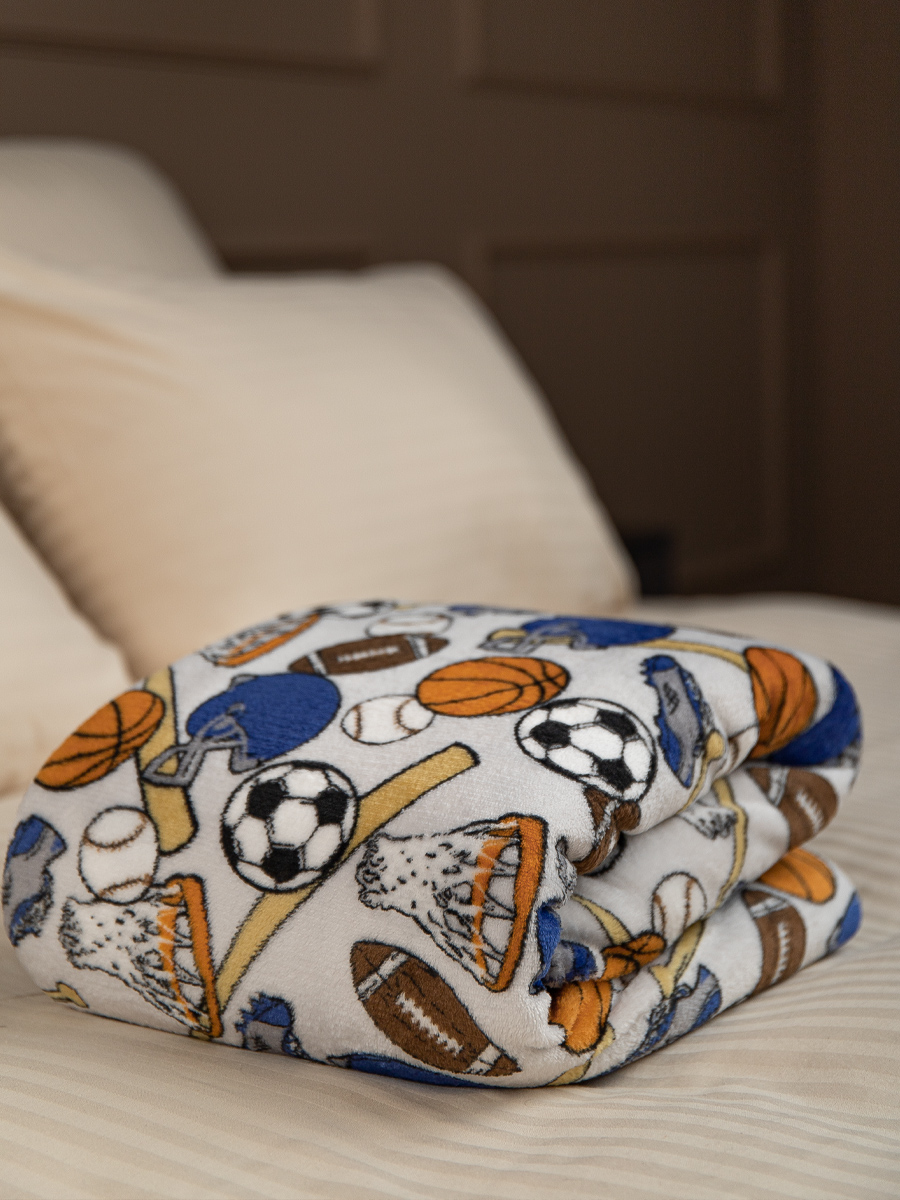 картинка Плед Texrepublic TF FN F147 b1520 Спорт мячи 