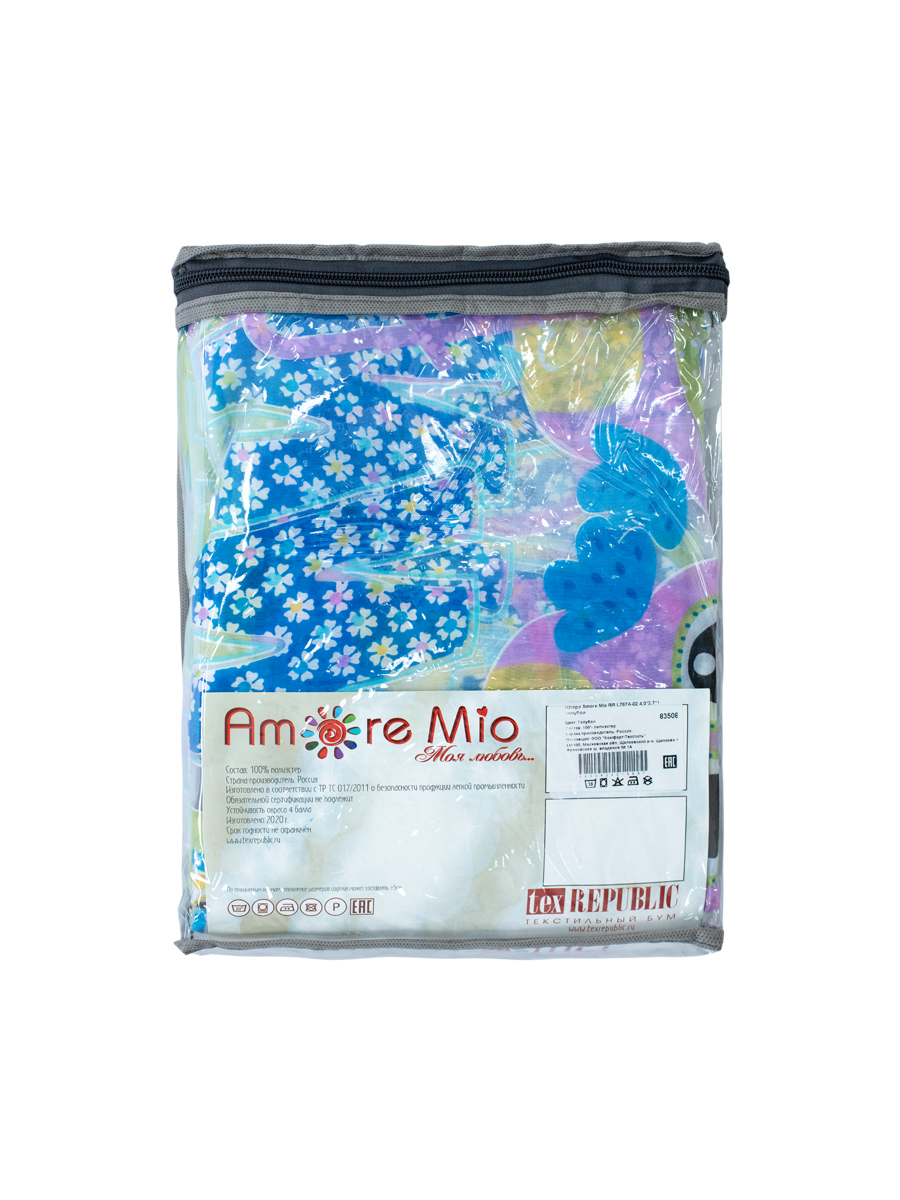 картинка Штора Amore Mio RR L767A-02 ut 4,0*2,7*1 голубой 