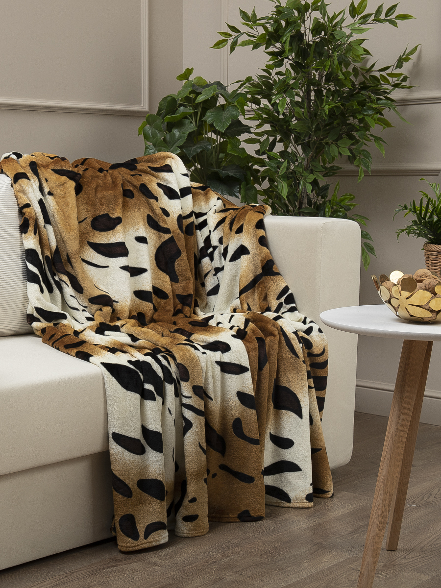 картинка Плед Texrepublic TF FN F224 b1520 Шкура разводами 