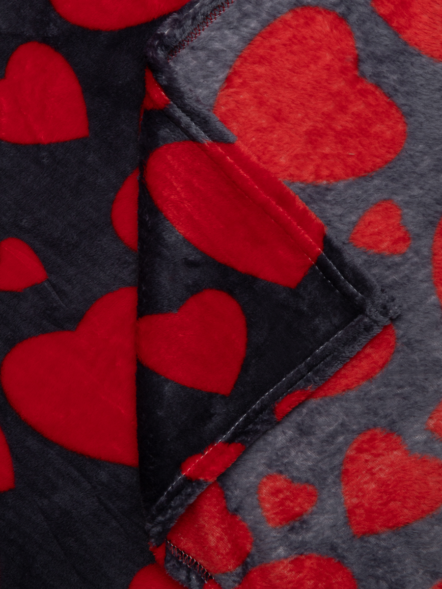 картинка Плед Texrepublic TF FN F113R b2022 Сердечки 