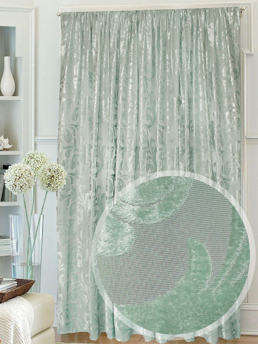 картинка Штора Amore Mio RR 71112BR07-MEN ut 3,0*2,7*1 ментоловый 