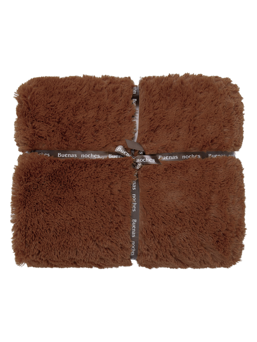 картинка Плед Buenas Noches искусст мех TF F072LTBR 2224 Длинный ворс 