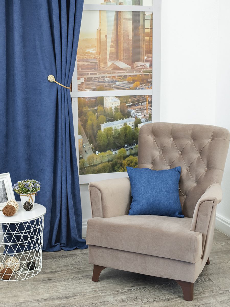 картинка Подушка RR PD ZJM090-27 0,4*0,4*1 синий 