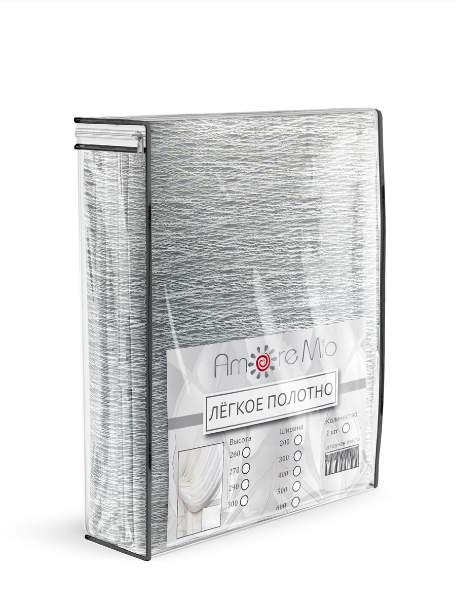 картинка Штора Amore Mio RR RAIN Organza-02 ut 6,0*2,7*1 шампань 