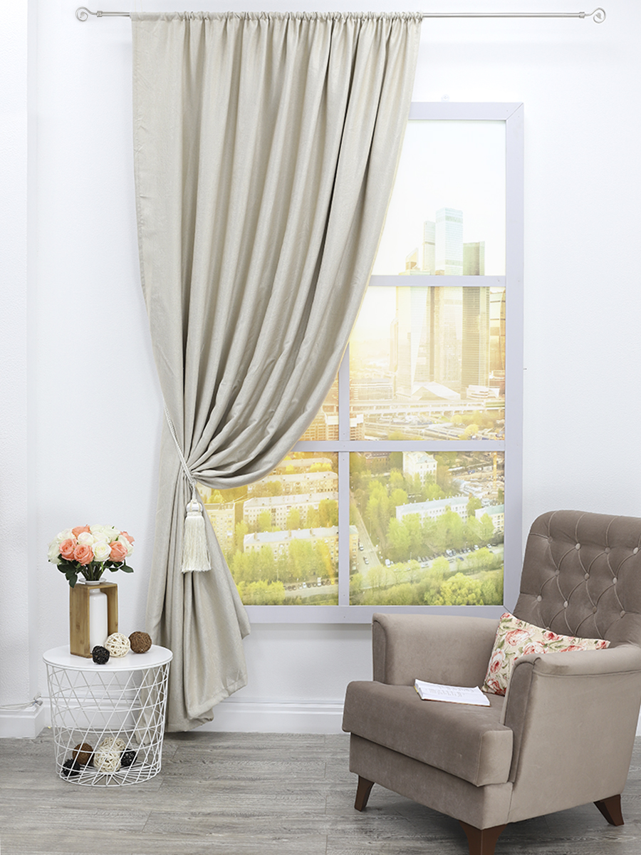 картинка Штора Amore Mio RR Y115-01 2,0*2,7*1 шампань 