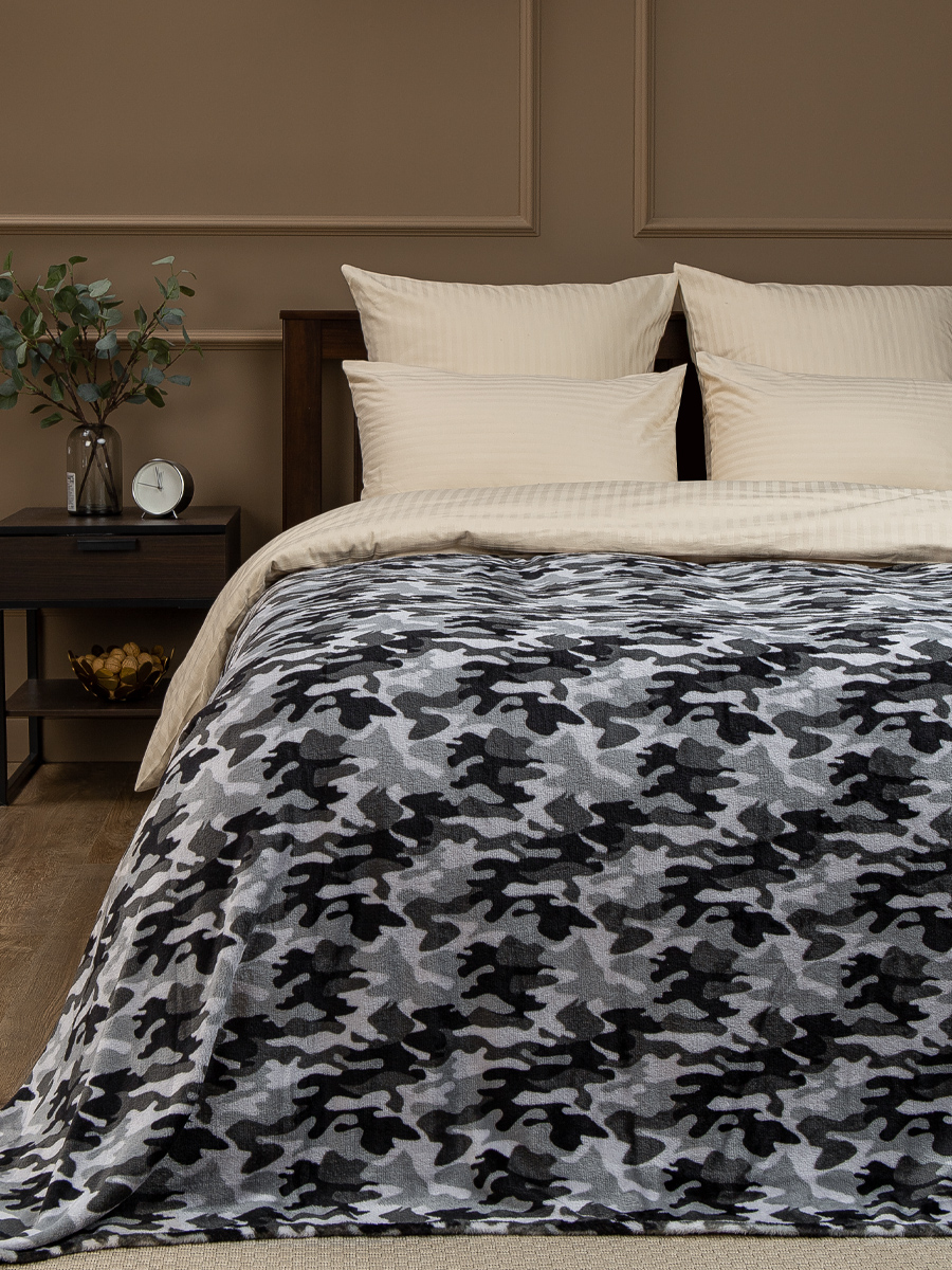 картинка Плед Texrepublic TF FN F144GY b1820 Камуфляж 