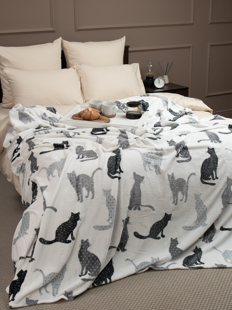 картинка Плед Texrepublic TF FN F124 a1520 Коты 