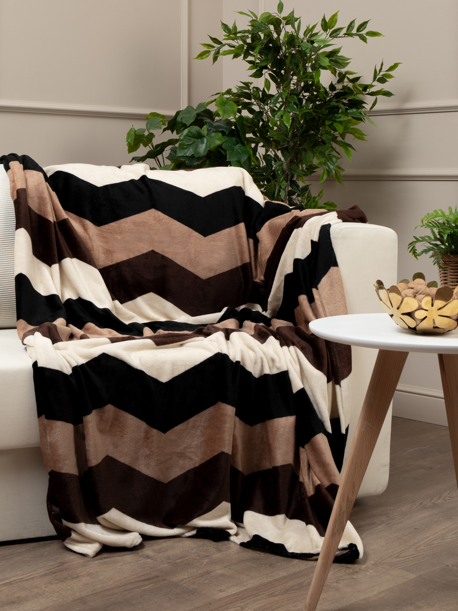 картинка Плед Eclair TF FN F98ec b1420 Зигзаги 