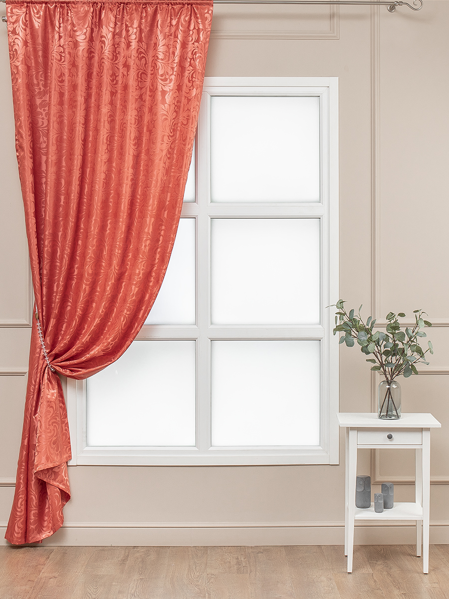 картинка Штора Amore Mio RR L2978-71 1,4*2,7*1 терракотовый 