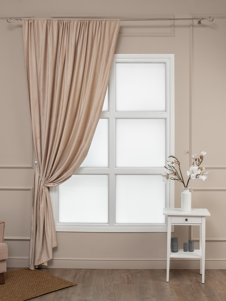 картинка Штора Amore Mio RR 6ML T66-58 1,8*2,7*1 бежевый 