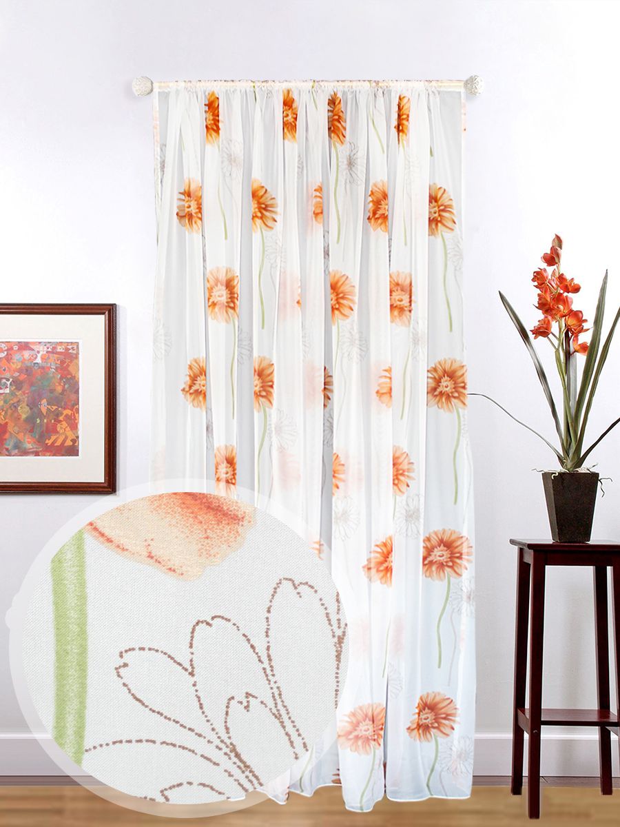 картинка Штора Amore Mio RR 819-01 ut 3,0*2,7*1 терракотовый 