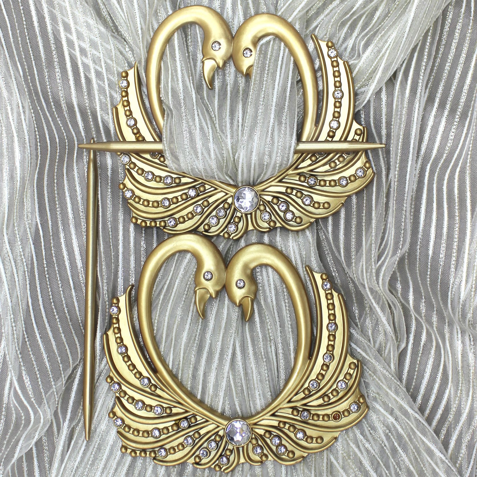 картинка Заколка для штор Ajur MI C8-2 lebedi 