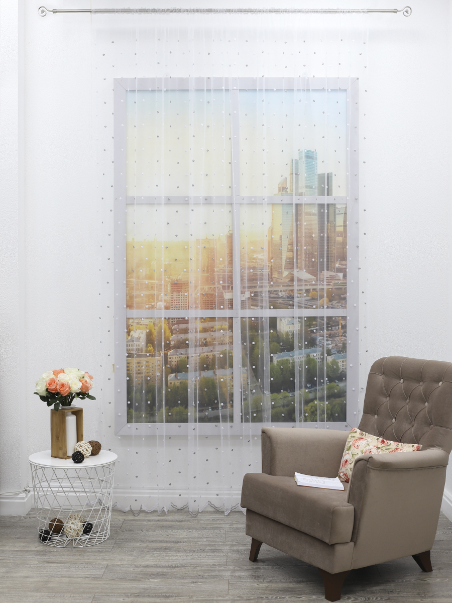 картинка Штора Amore Mio RR 4ML 161493-w/gri 3,0*2,7*1 серый 