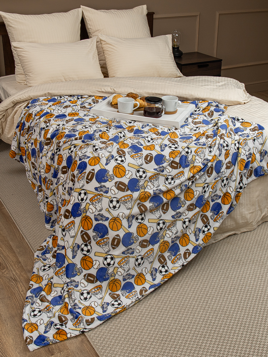 картинка Плед Texrepublic TF FN F147 b1820 Спорт мячи 