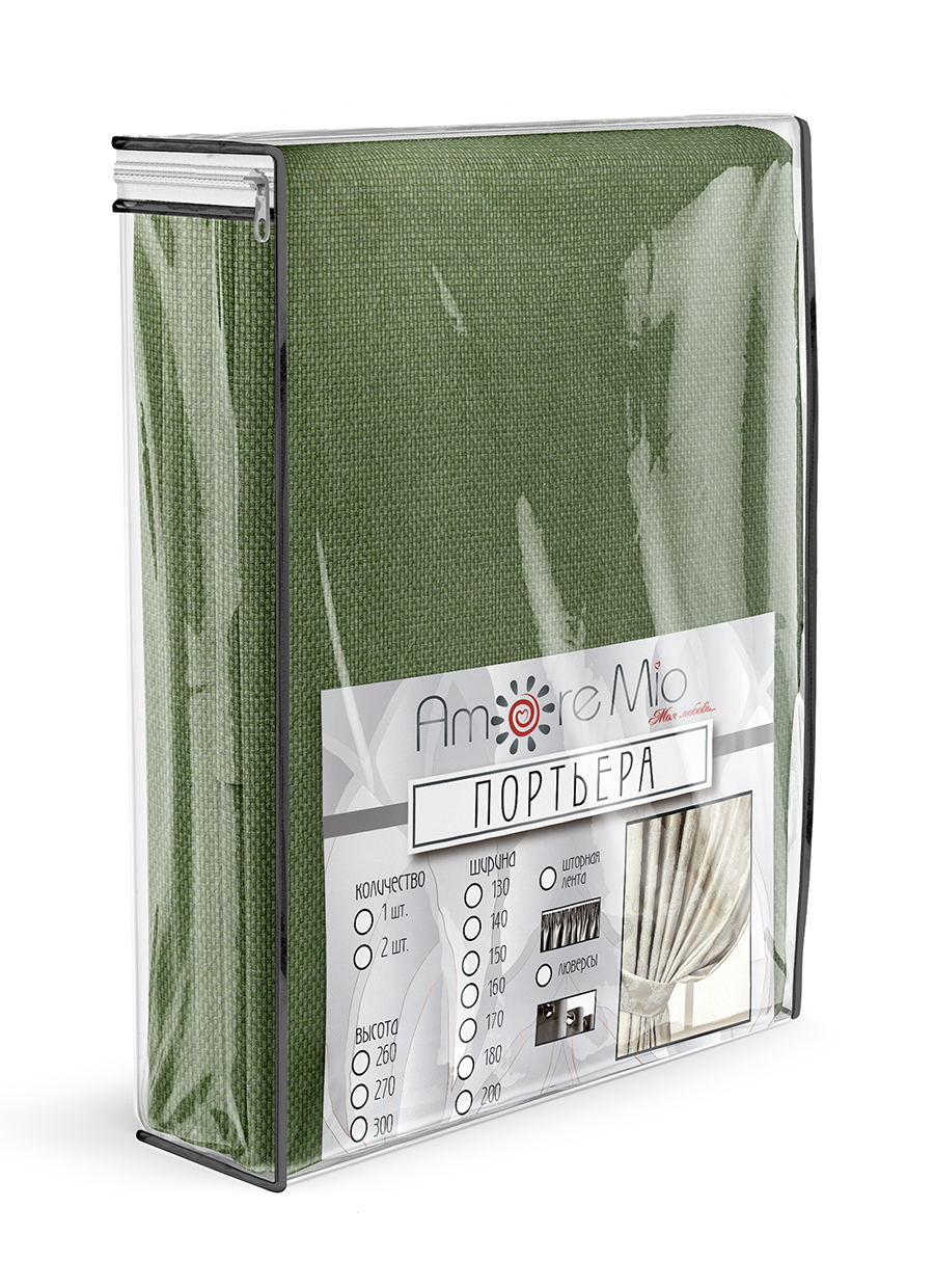 картинка Штора Amore Mio RR 104-12 1,6*2,7*1 салатовый 