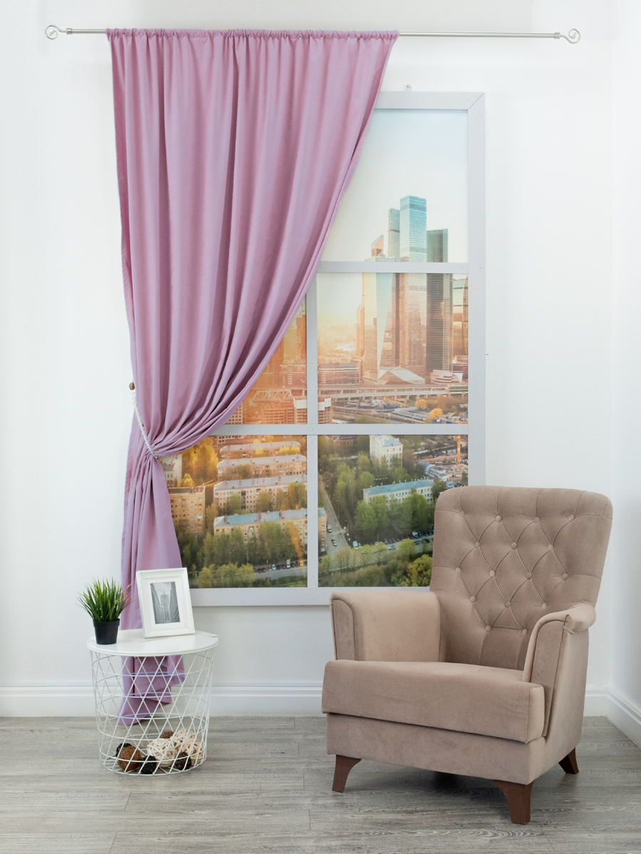 картинка Штора Amore Mio RR 4ML 3872-117 1,6*2,6*1 брусника 