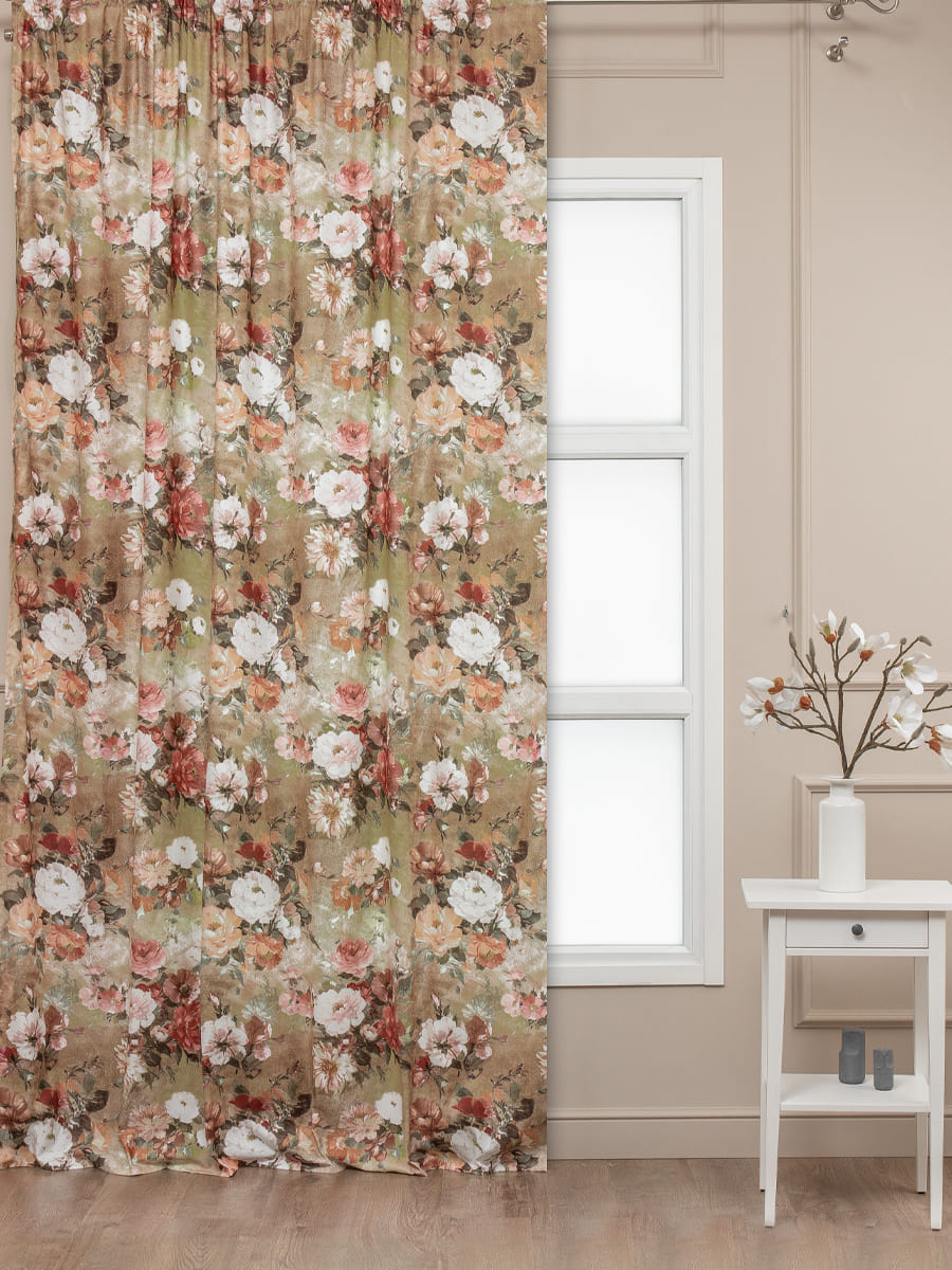 картинка Штора Amore Mio RR 2175-3V 1,7*2,7*1 коричневый 