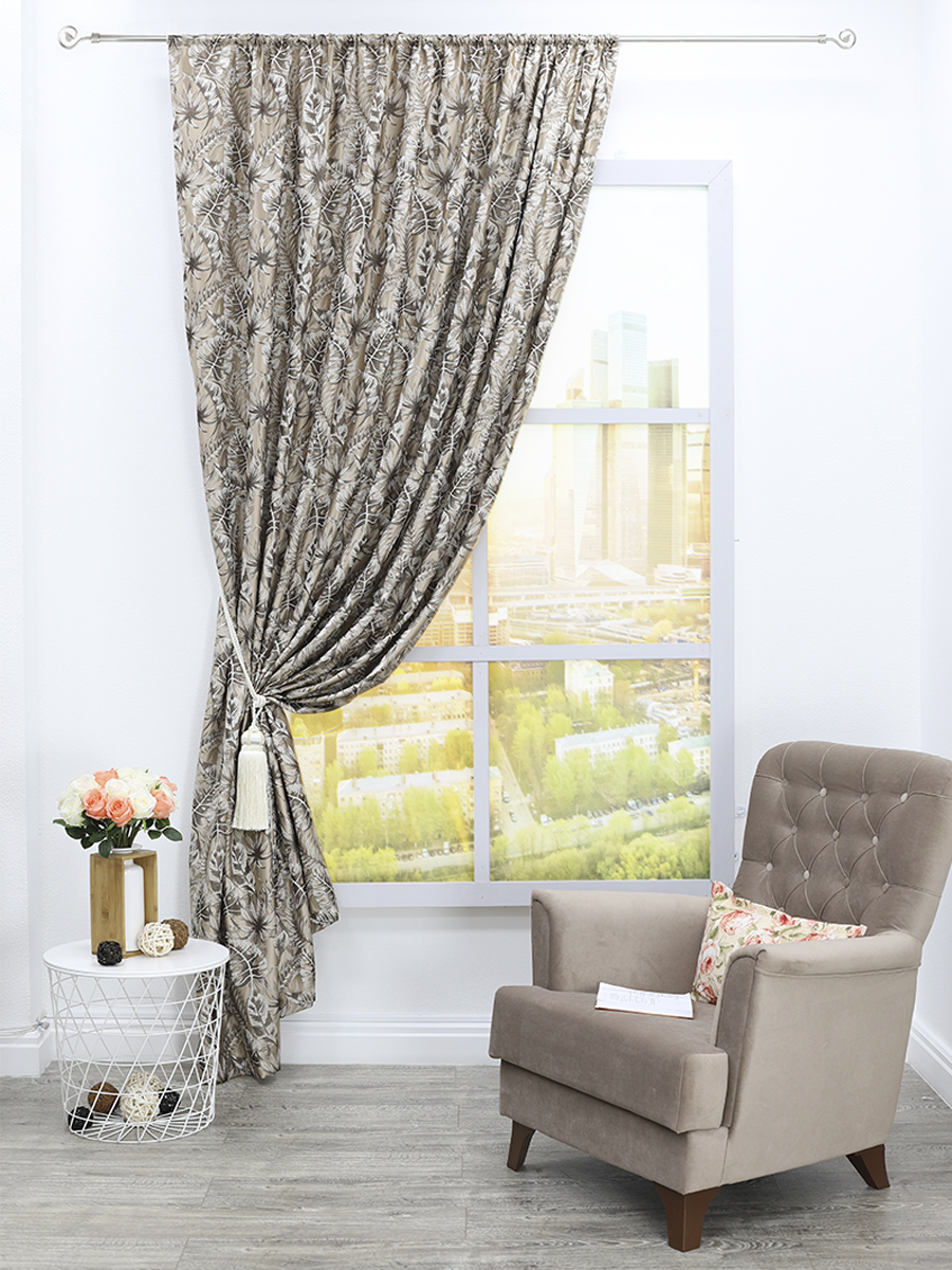 картинка Штора Amore Mio RR 610241-402 2,0*2,7*1 коричневый 