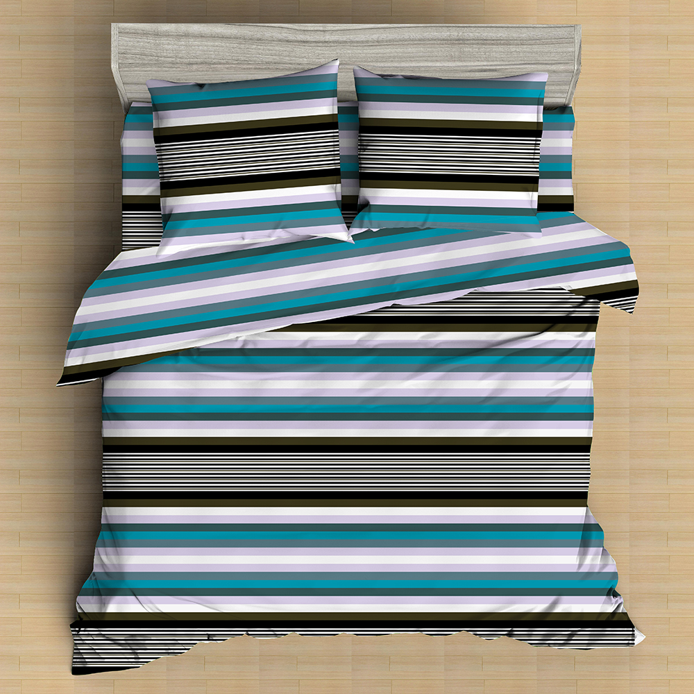 картинка Постельное бельё Amore Mio BZ QR Stripe EURO M 