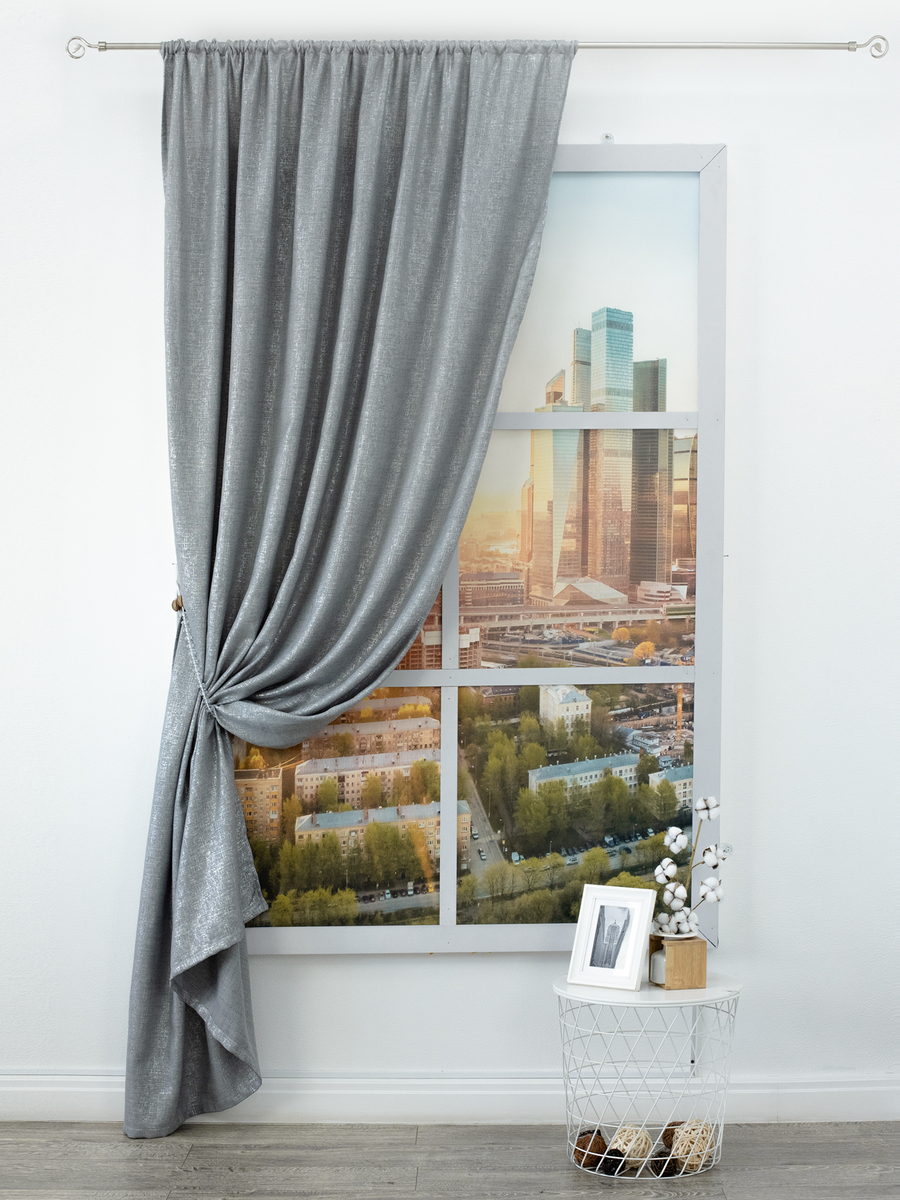 картинка Штора Amore Mio RR 2170-14 1,6*2,6*1 серый 