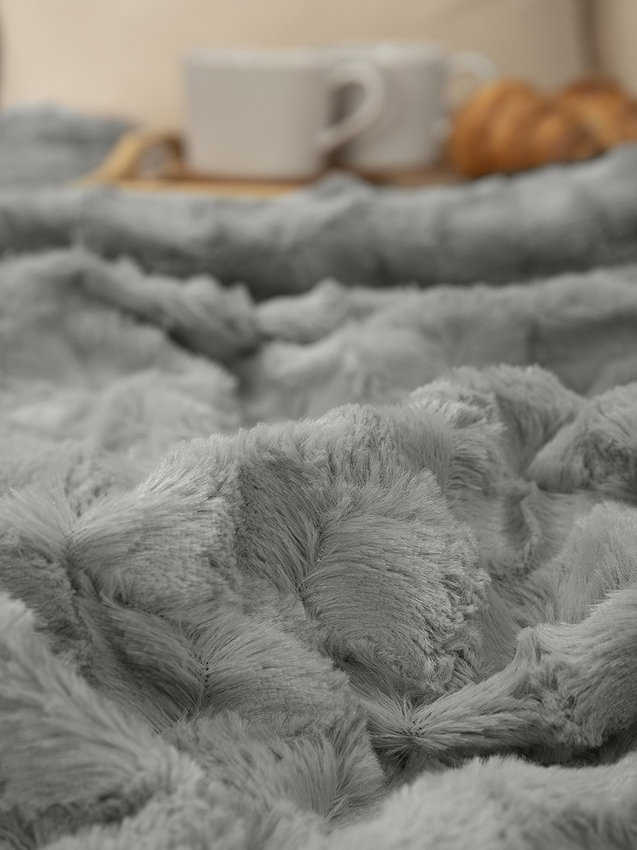 картинка Плед Buenas Noches искусст мех TF F204GY10 039/1622 Черепица NC 