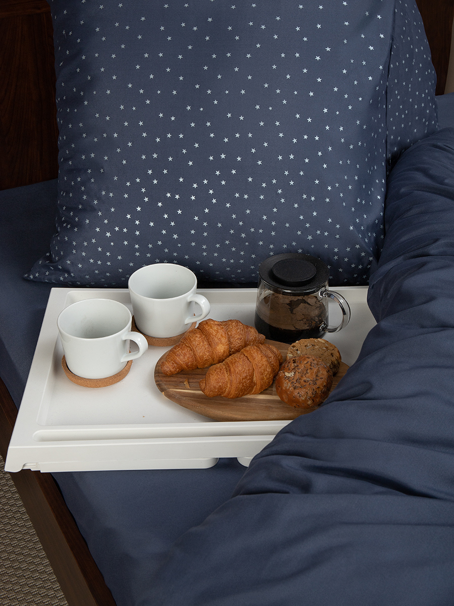 картинка Постельное бельё Amore Mio BZ QR Sky BL DOUBLE Msh 