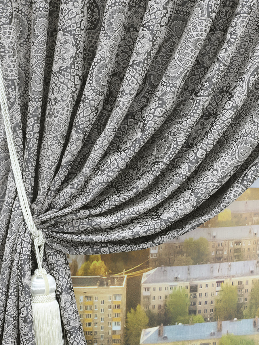 картинка Штора Amore Mio RR 90021-13 2,0*2,7*1 серый 