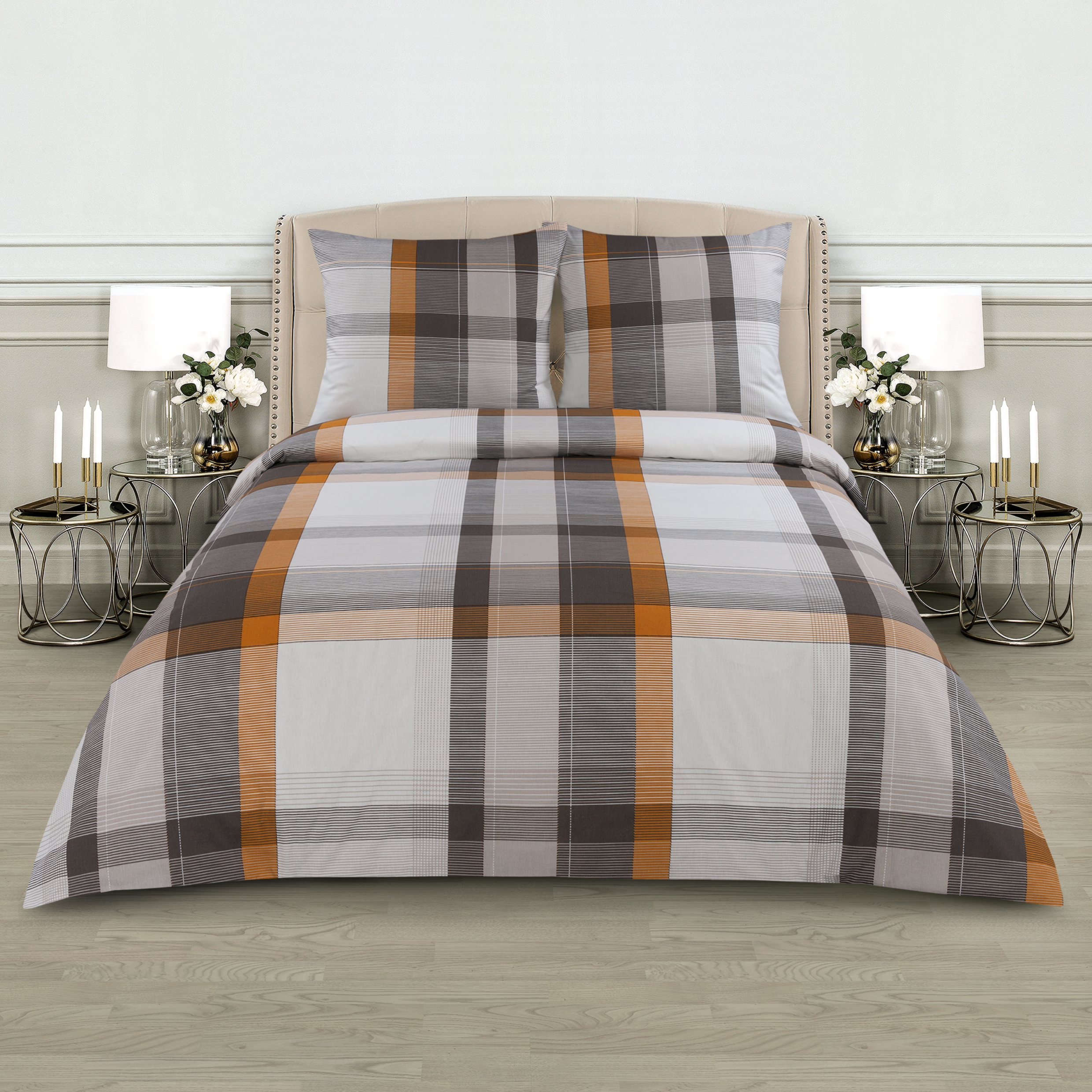 картинка Постельное бельё Amore Mio URG QR Tartan EURO B 