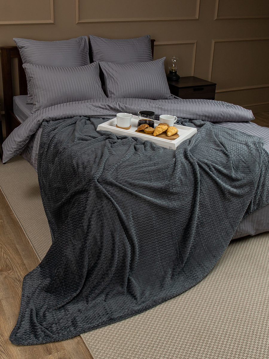 картинка Плед Texrepublic TF FNJ DKGY1 1520 s-змейка 