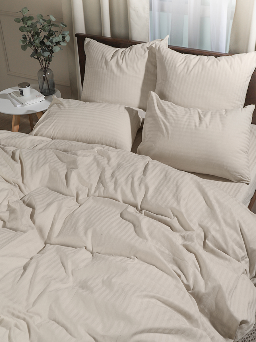 картинка Постельное бельё Amore Mio BZ QR Cream+ EURO Ss 